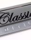 clasic special edition adhesive chrome emblem