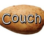 Couch Potato Color Sticker