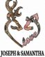 DEER HEADS HEART FILLS with LOVE NAMES camo nature and pink