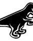 Dinosaur Eating Jesus Fish Evolve Sticker