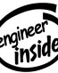 Engineer Inside Vinyl Decal