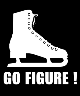 Figure Skate Window or Wall Decal