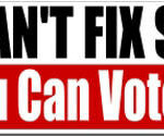 funny ploitical bumper-sticker-cant-fix-stupid