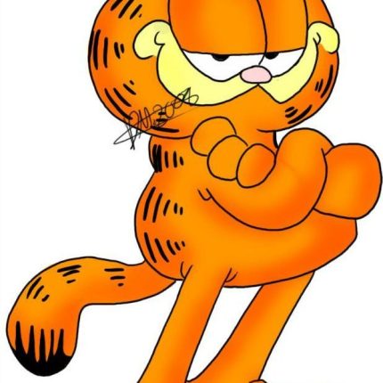 Garfield Color Sticker - 6