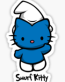 Hello K Smurf Decal