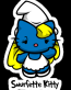 Kitty Kat Smurfette Decal