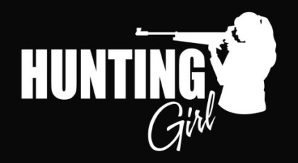 Hunting Girl Vinyl Decal Sticker