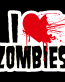 i love zombies sticker 4
