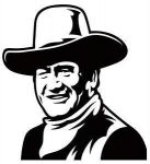 john wayne sticker vinyl decal the duke