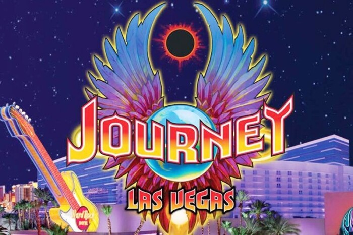 journey hard rock las vegas sticker