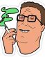 king of the hill tokin funny weed sticker