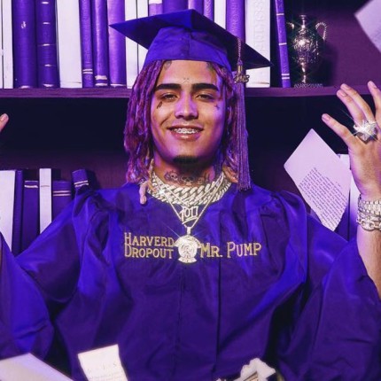 lil pump-harverd-dropout-album-RAP MUSIC ALBUM COVER STICKER
