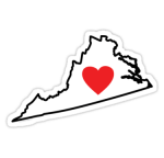 Love Virginia Sticker