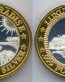 Luxury Cruise Line Island Paradise Coin Sticker
