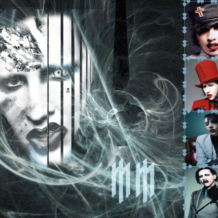 Marilyn Manson 3 Color Band Decal