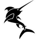 Marlin Fish Die Cut Decal 3