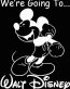 Mickey Going to Disney Decal Sticker