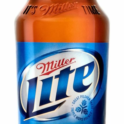 Miller Lite New Bottle Shapped Sticker