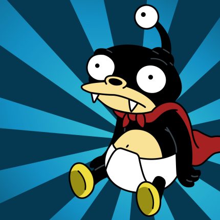 Nibbler Car Sticker Wall Decal 4