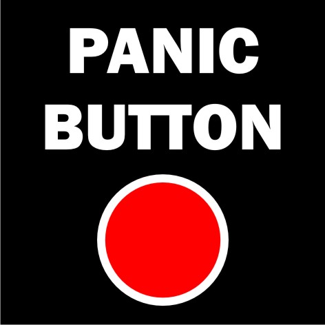 panic button funny sticker