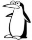 Penquin Diecut Vinyl Decal 022