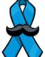 PROSTRATE CANCER RIBBON STICKERS 4