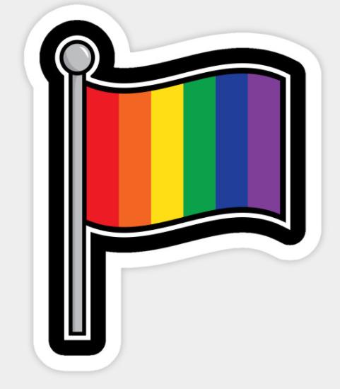 Rainbow Pride Flag Sticker