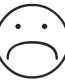 Sad Smile Diecut Decal