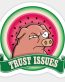 Simpson PIG Trust Issues Sticker