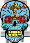 SKULL-san-diego-old-town-blue-sugar-skull