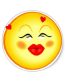 smile kisses_for_you_happy_face_heart_sticker