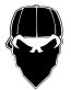 SO CAL Vinyl Skull Decal 2