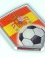 Spain Soccer 3D Adhesive Auto Emblem