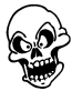 Mad Skull Car Decal