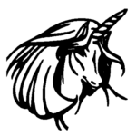 Unicorn vinyl decal