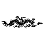 Dragon 3 auto sticker