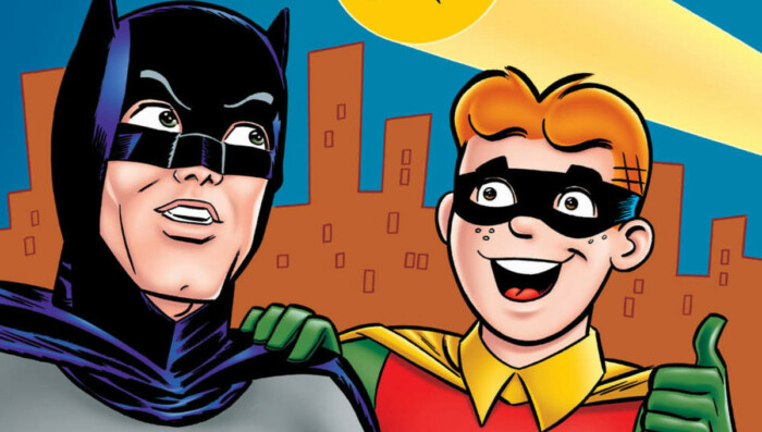 archie and batman sticker 2