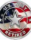 ARMY RETIRED flag usa