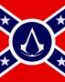 Assassins Creed Confederate Army Flag Sticker