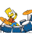 bart-simpson-DRUMS Sticker
