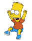 bart-simpson-HAPPY DANCE Sticker