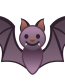 bat purple emoji