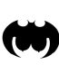 Bat Signal with BOOBS Vinyl Decal Sticker