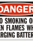 Battery Charging Danger Signs and Labels 08