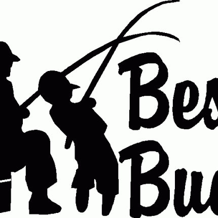 Best Buds Fishing Decal