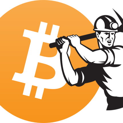 Bitcoin-Mining sticker