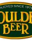 Boulder beer oval logo sticker