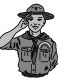 boy scout salute pride sticker