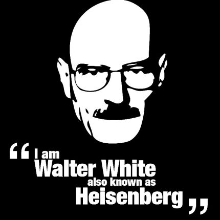 Breaking Bad Walter White Heisenberg Diecut Decal