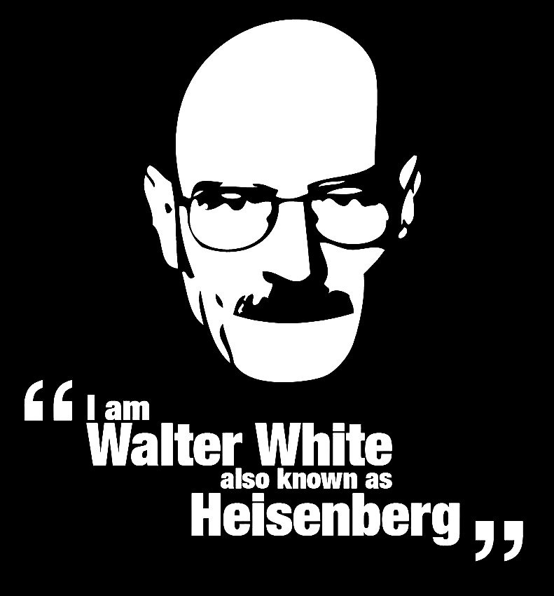 heisenberg black and white